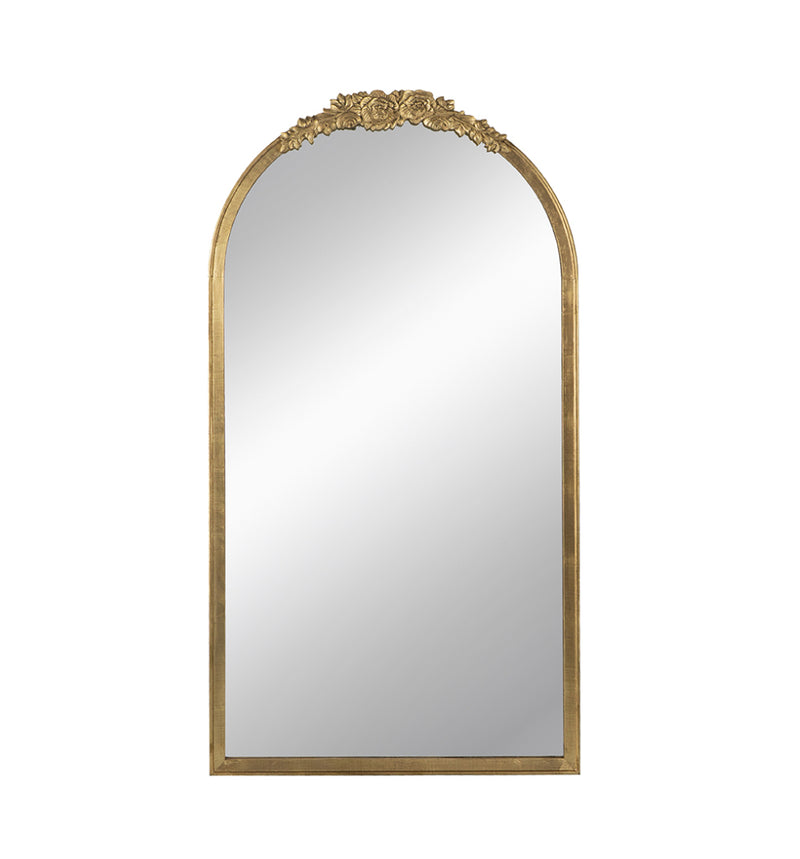 Etienne Wood Mirror Gold