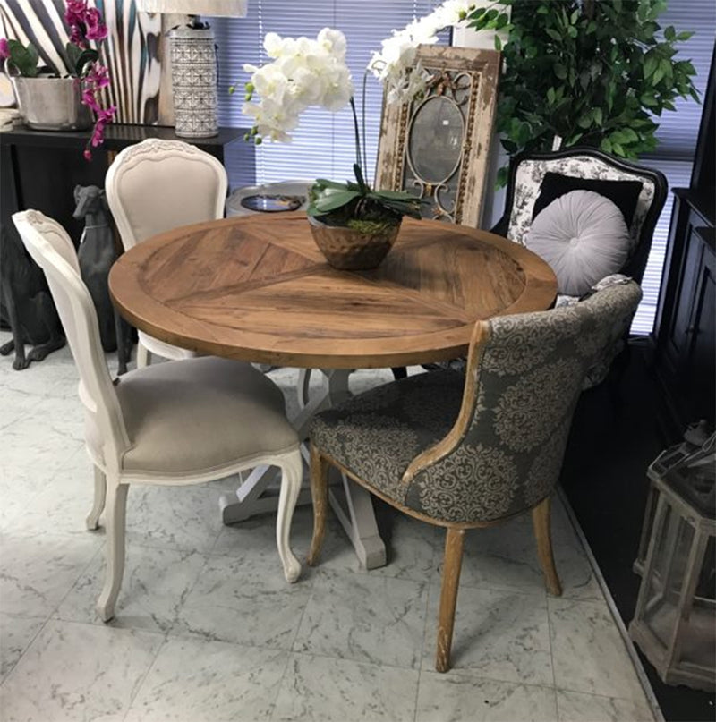 French Provincial Round Dining Table