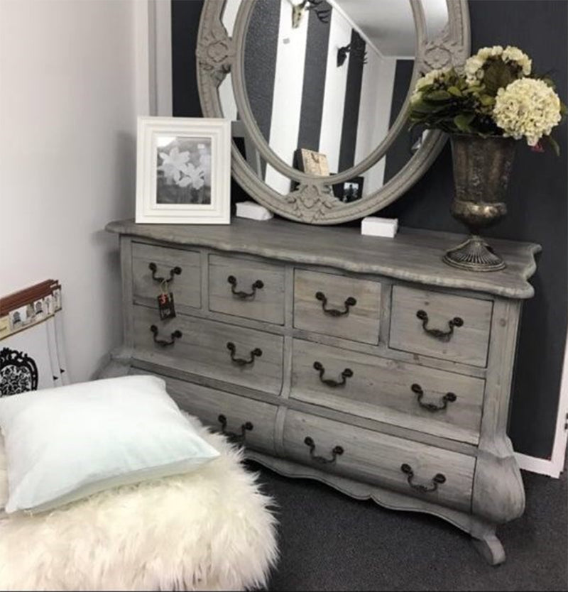 Bella French Drawers Chest---8 Drawers