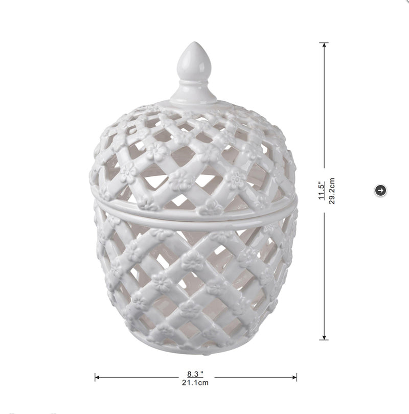 Ballars Bird Lidded Jar Large