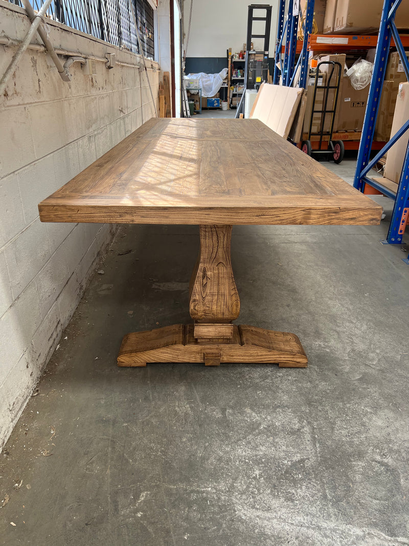 French Country 3M Dining Table Elm