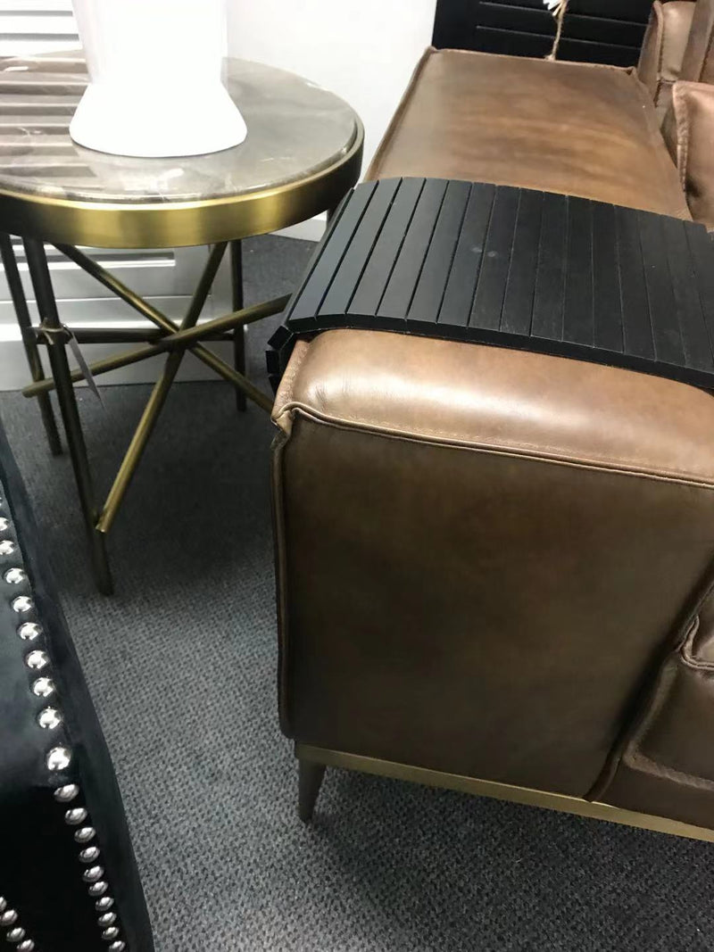 Leather Lounge 3 seater Full Grain