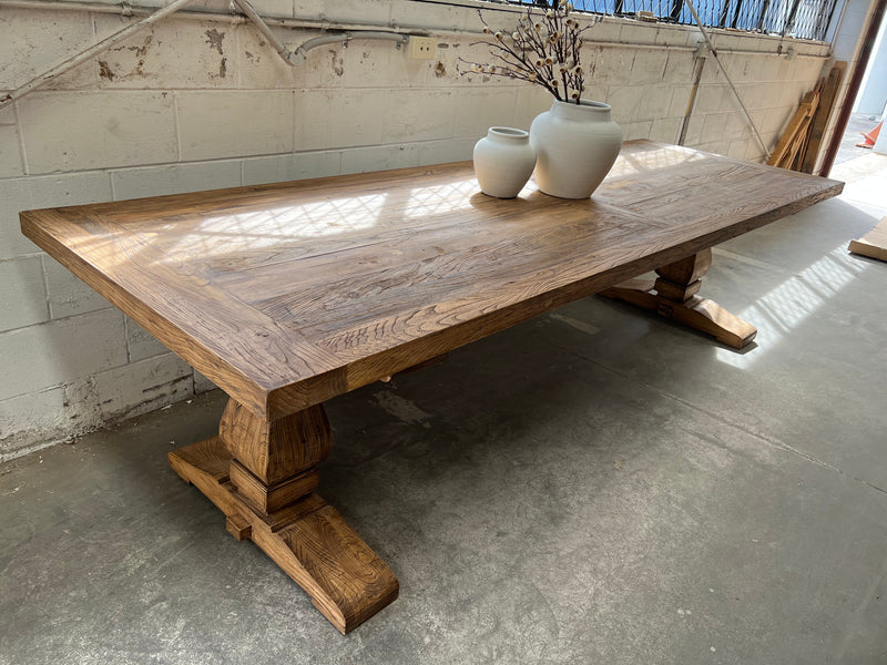 French Country 3M Dining Table Elm