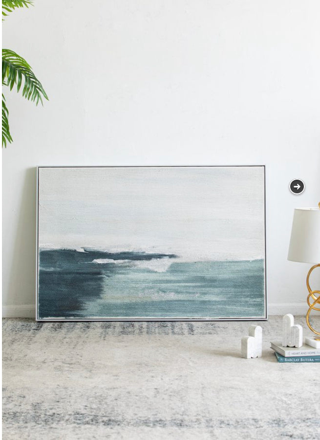 Ocean Wave I Framed Gesso Canvas 122x82