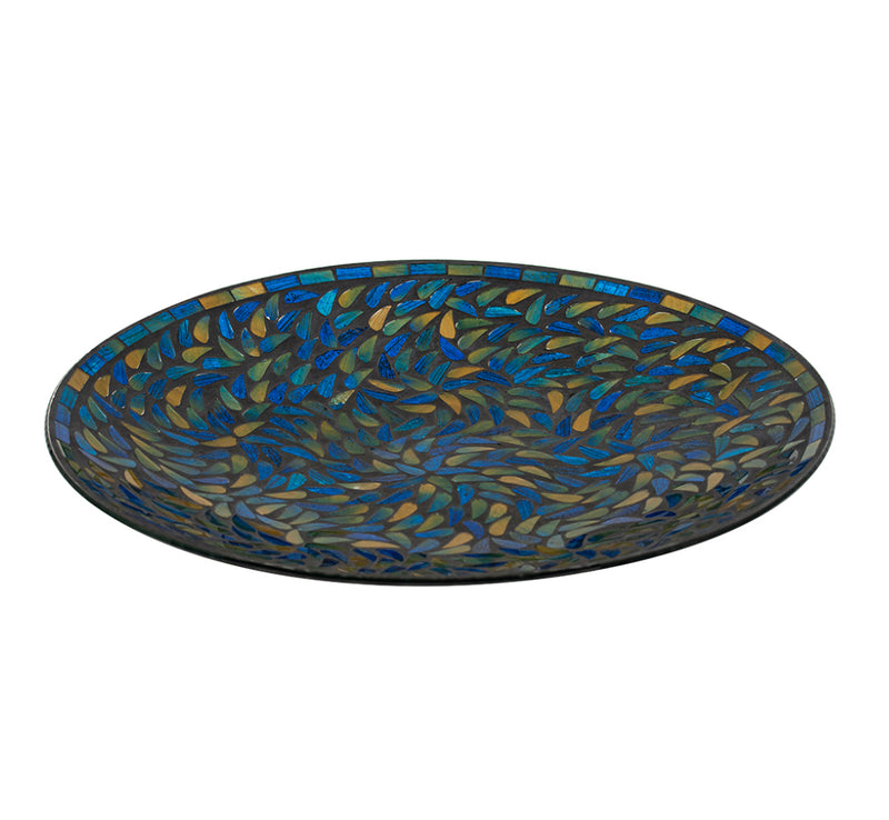 Mosaic Charger Plate With Stand