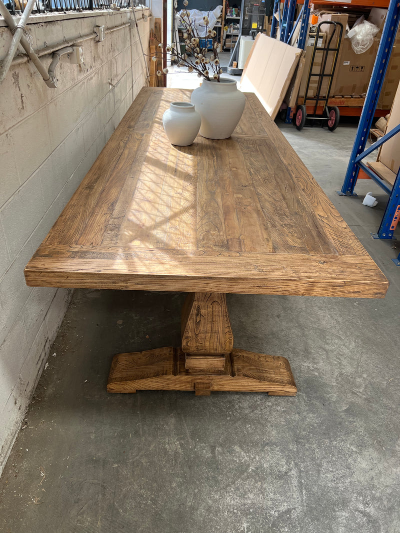 French Country 3M Dining Table Elm