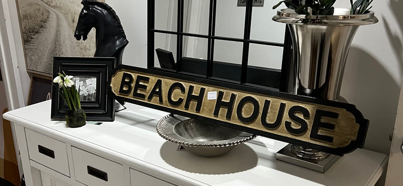 Beach House Wood Sign