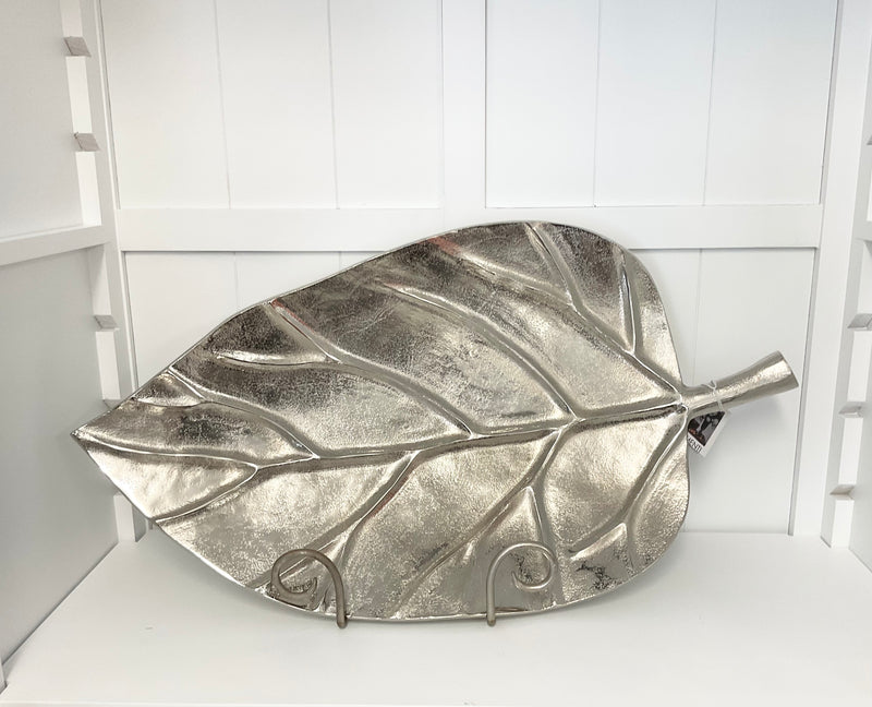 Aluminium Silver Leaf Tray