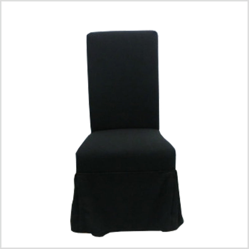 Clearance!!! BELGIAN SLOPE CURTAIN CHAIR Black
