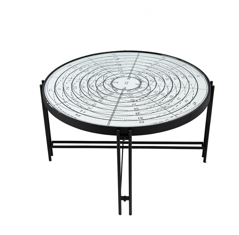 Clearance! Mirror Coffee table Round 81x81