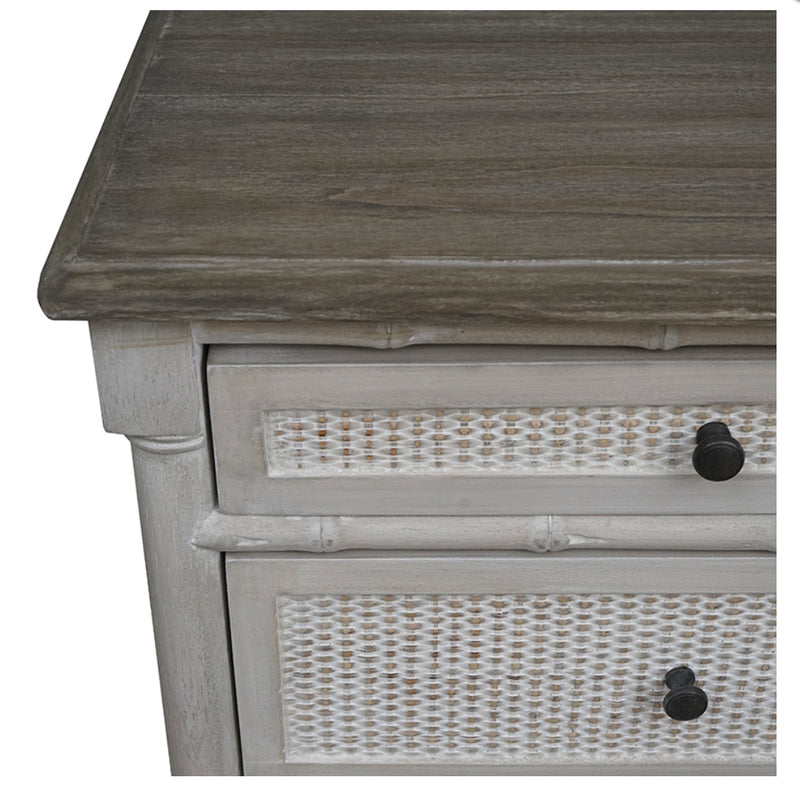 Eileen French Country  Bedside table 3 Drawers DCCO33