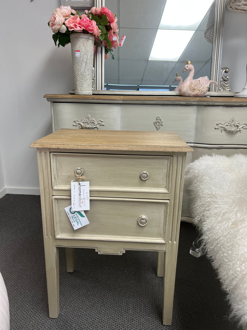 French Provincial 2drawers Bedside table