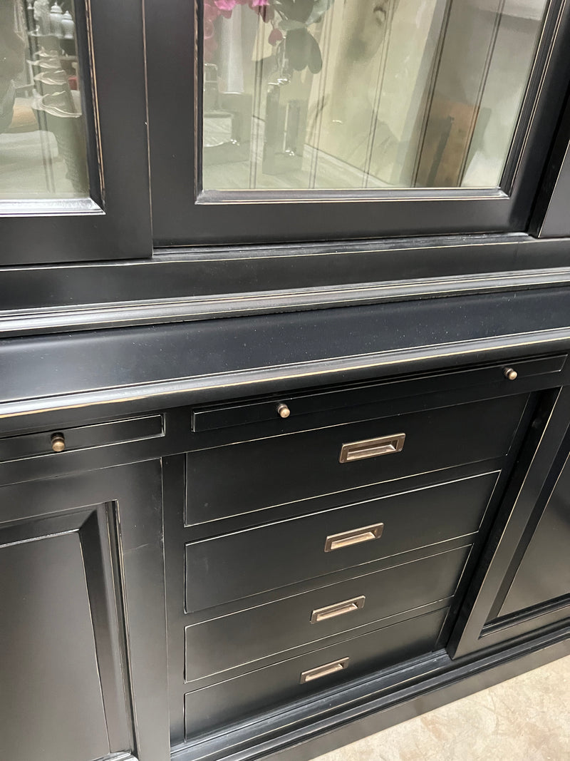 3 door Sideboard Black Rhode Island Collection