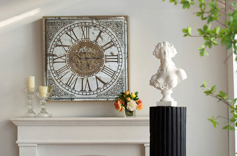 Mirrored Square Clock