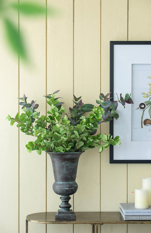 Patina Aluminium Vase