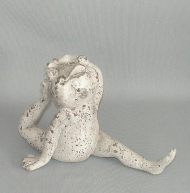 Terracotta Frog Doing Splits