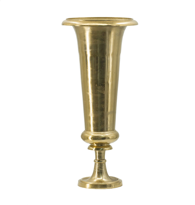 Aluminium Gold Vase Large