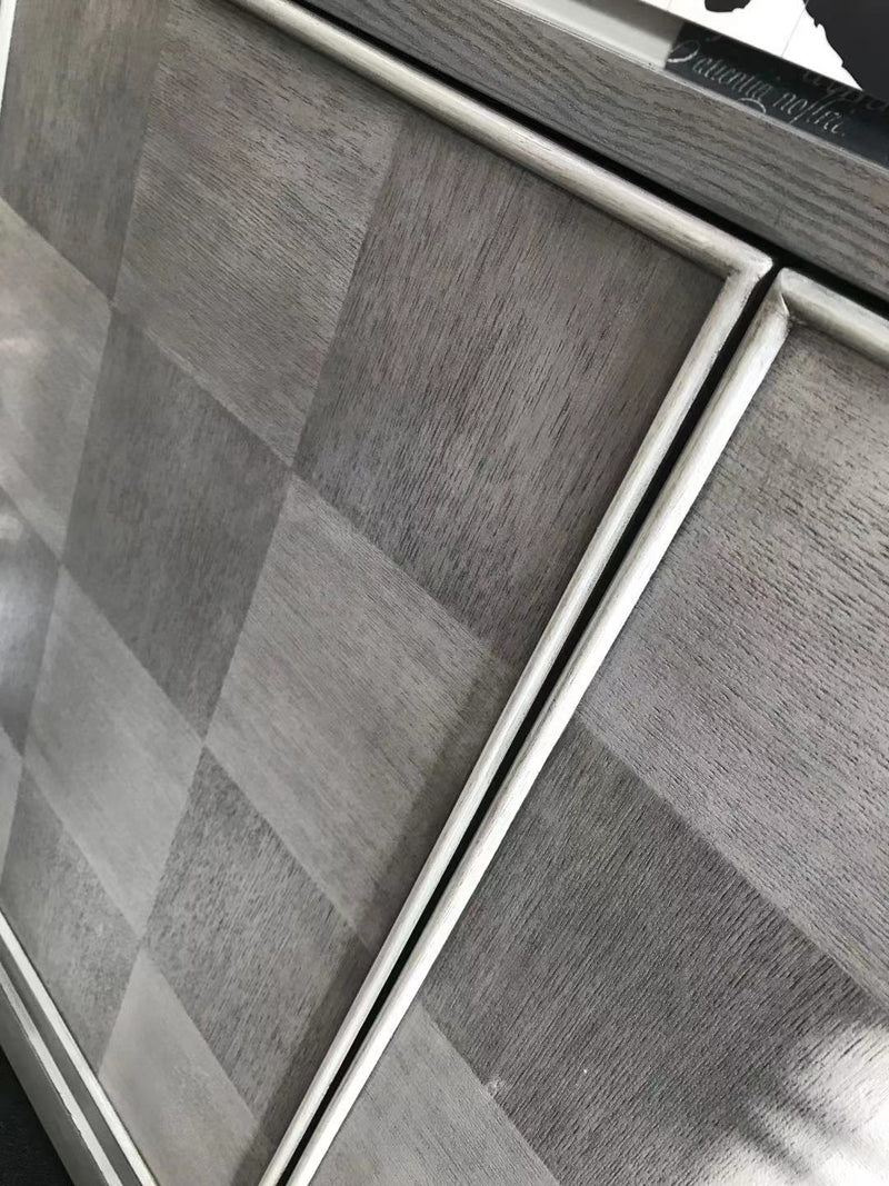 4 Door Square Pattern Sideboard. Clearance!!!!