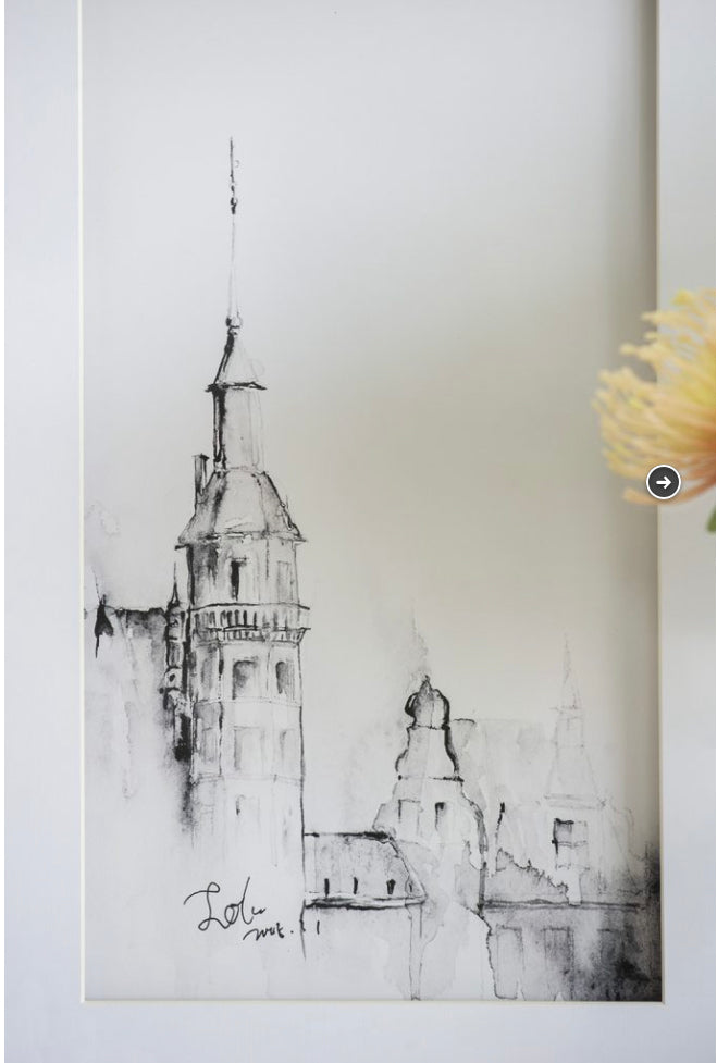 Architecture Wall Art S/4  70cm High