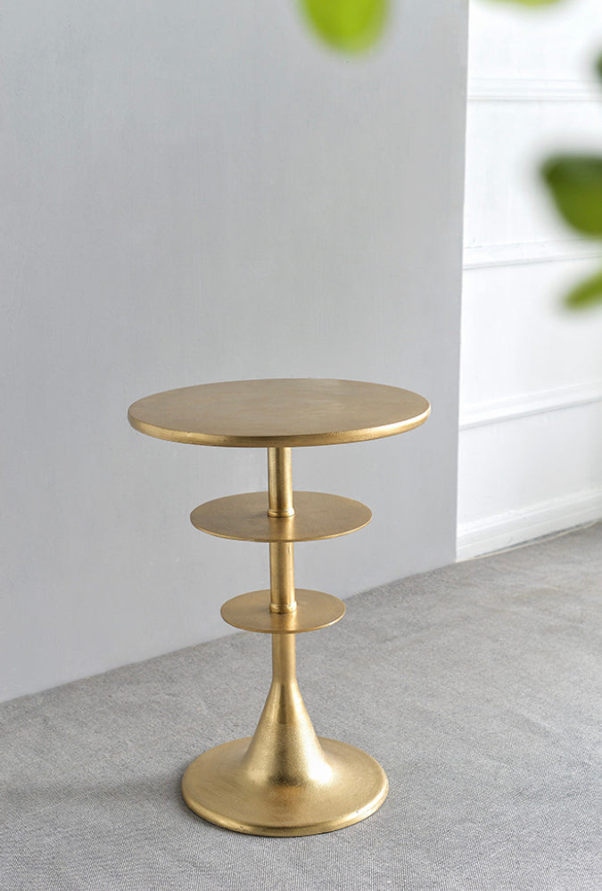 Aluminium Side table Gold /48430