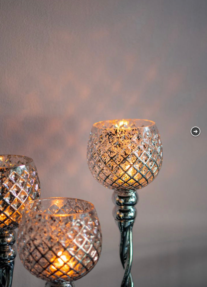 S/3 Rizzo Candle Holders