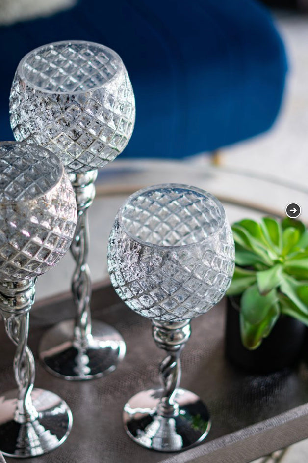 S/3 Rizzo Candle Holders