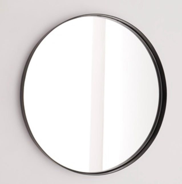 Nordic Round Metal Frame Mirror 700mm Dia