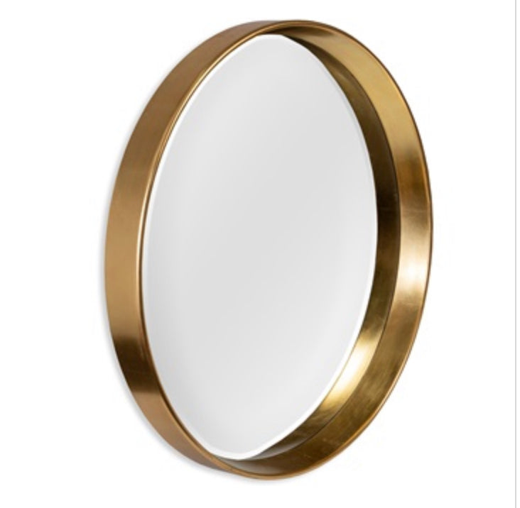 ROUND BEVELED WALL MIRROR 950mm DIA