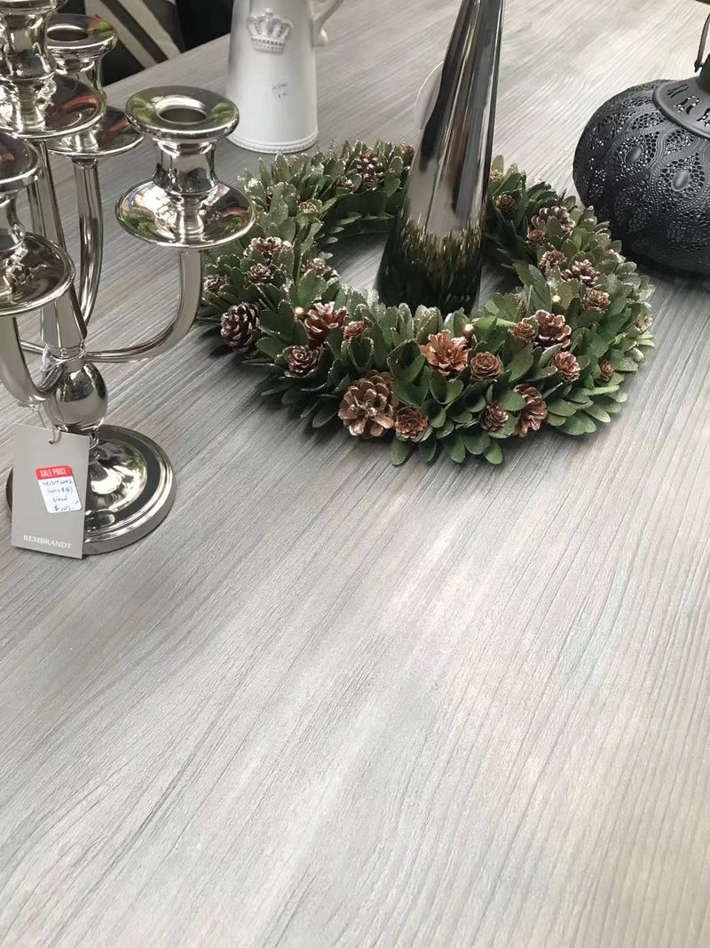 Nantes French Country  2.2m Wood Dining Table- Mud Grey