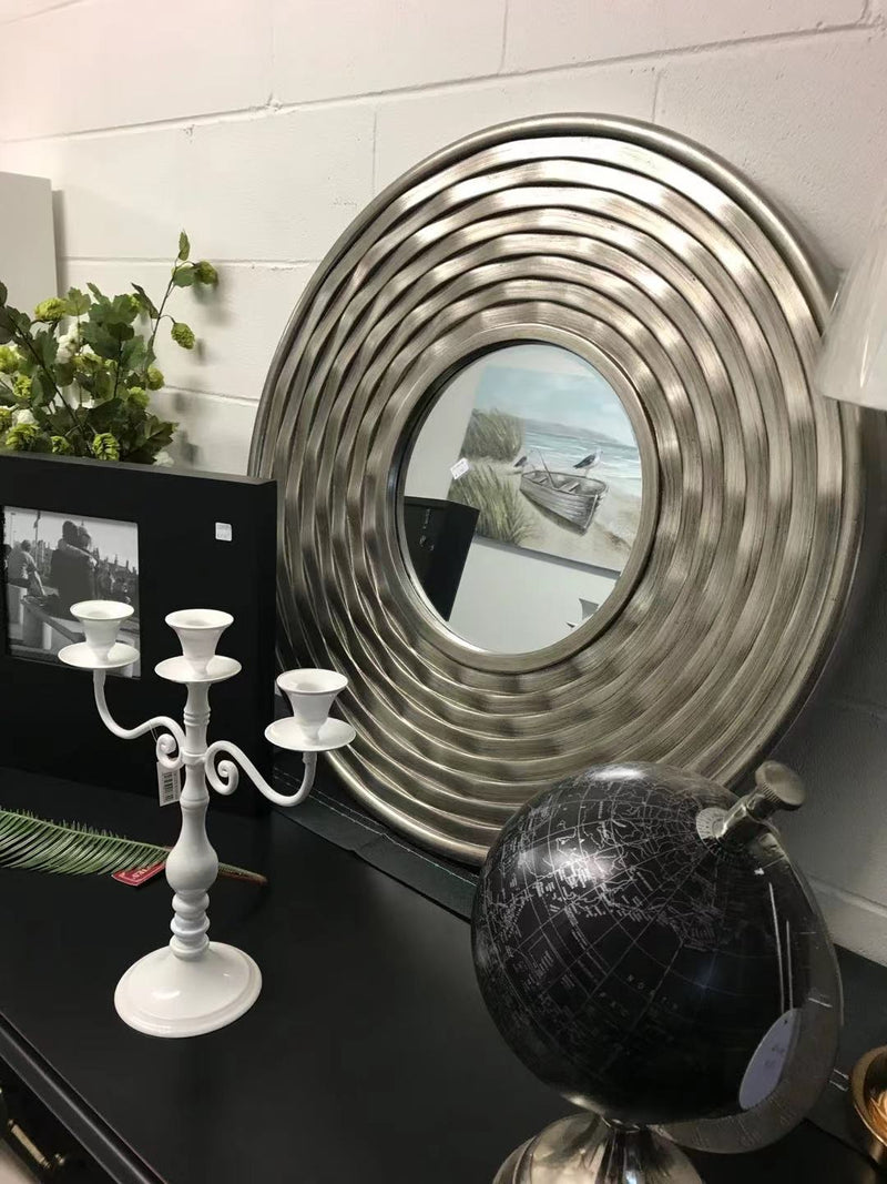 Round Mirror Silver 795x795mm