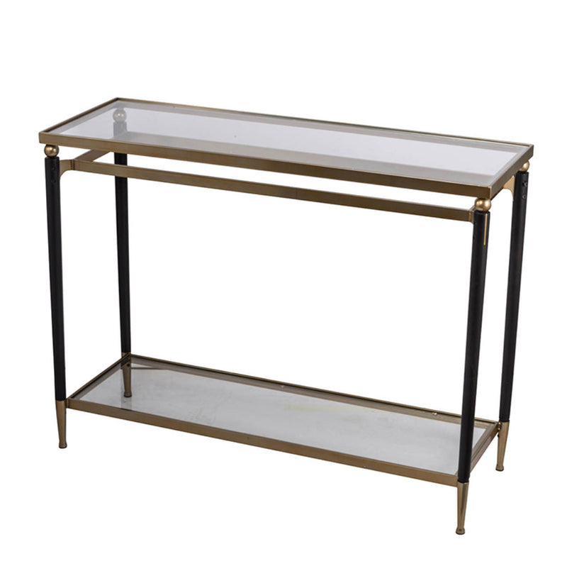 Modern Chic Gold black Console Table
