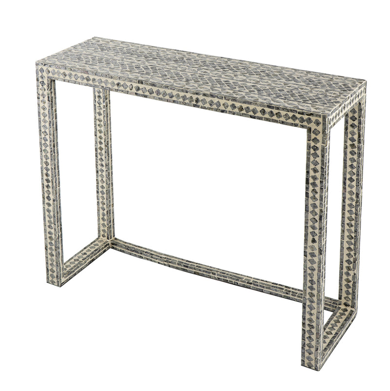 Inlaid Capiz Shell Hall Table