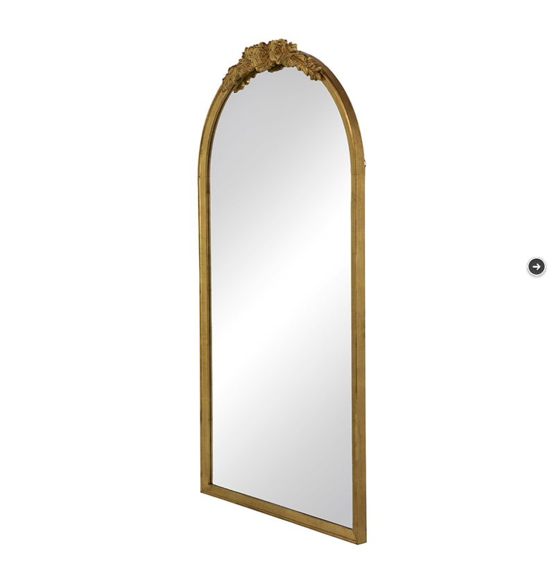Etienne Wood Mirror Gold