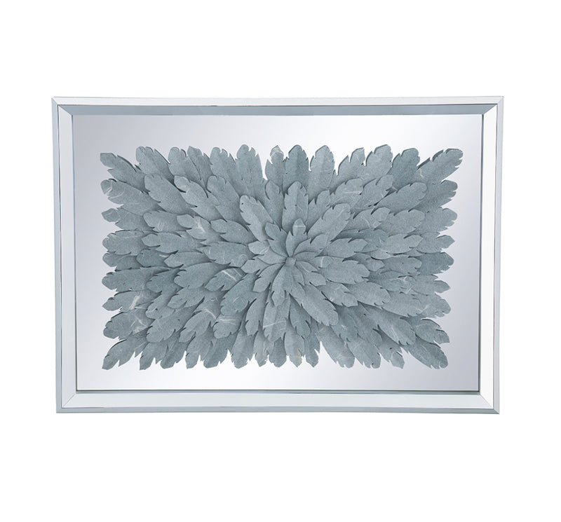 Paper Feather Shadow Box Wall Art