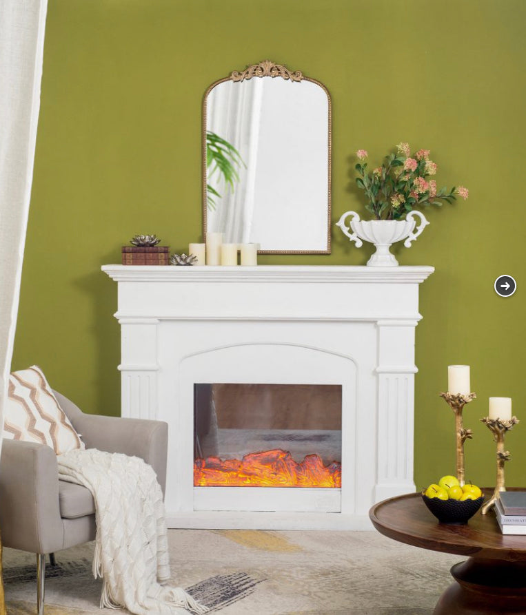 Baroque Gold Metal Wall mirror 91x61cm