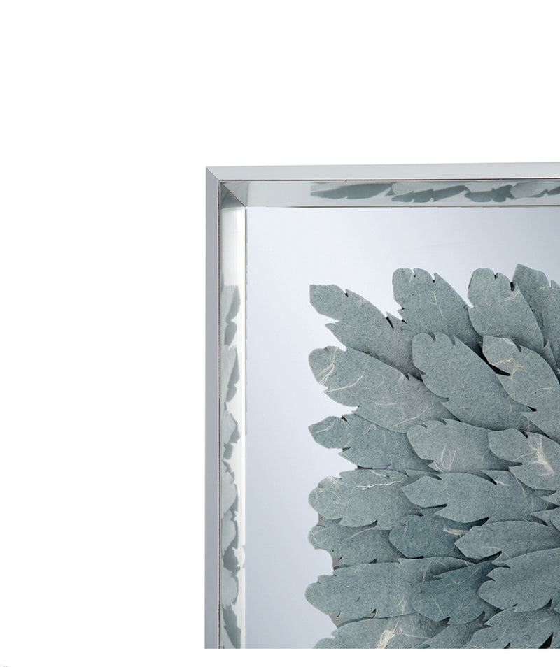 Paper Feather Shadow Box Wall Art
