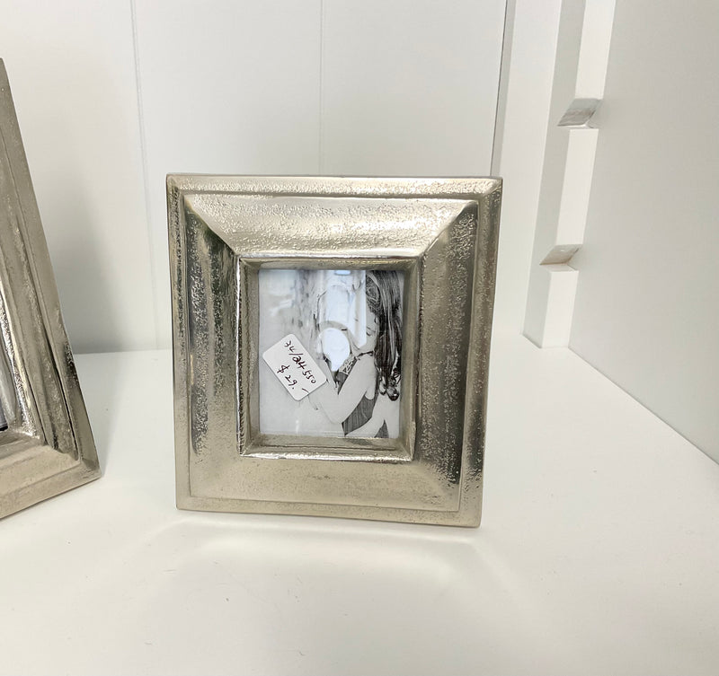 Aluminium Silver 3 Relief Photo Frame/ S