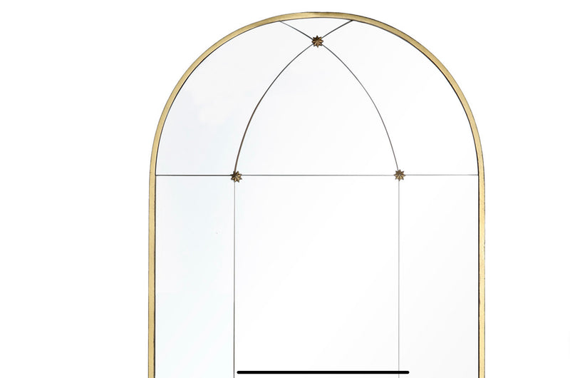 Renaissance Arched Mirror Gold 1500x800mm