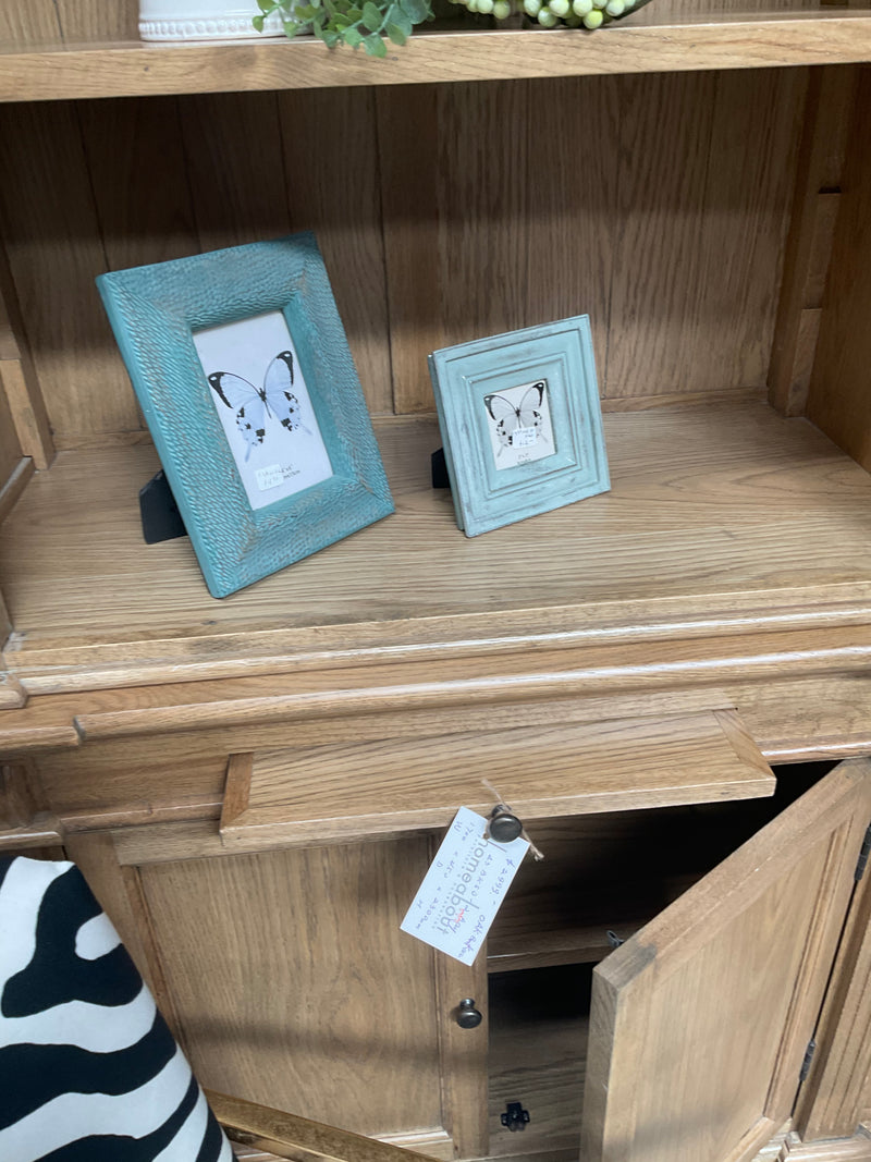 French Library Bookcase  2 bays OAK