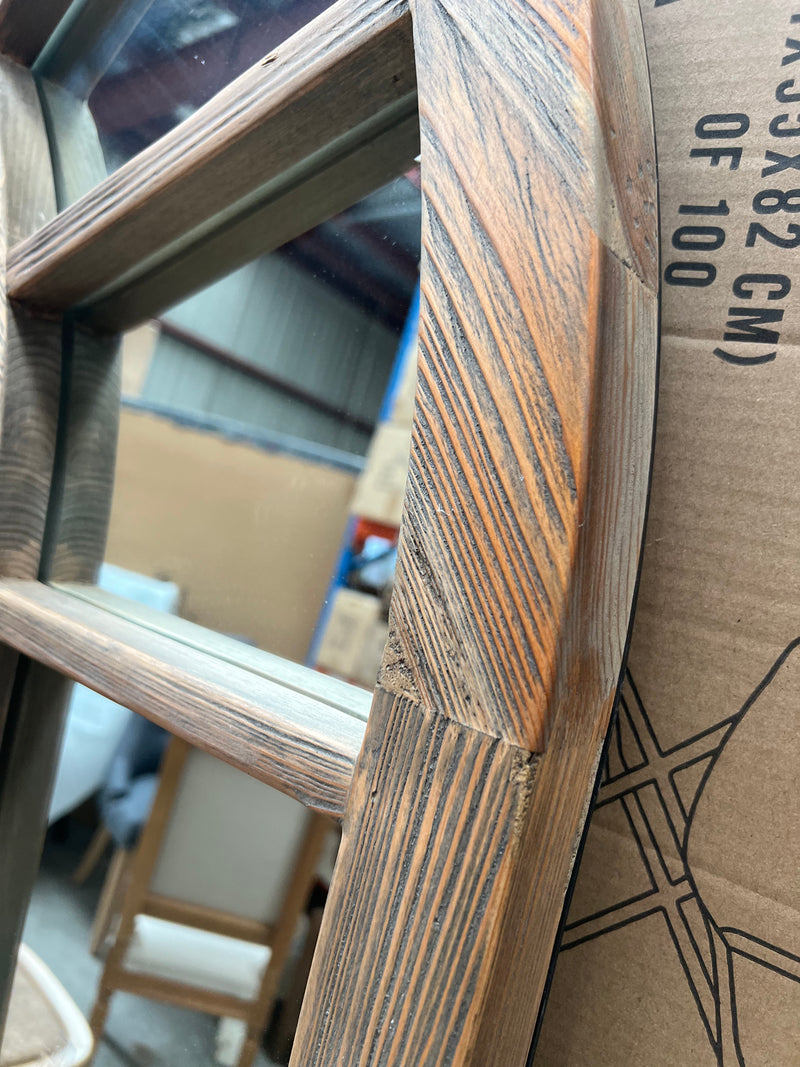 Large wood mirror-
