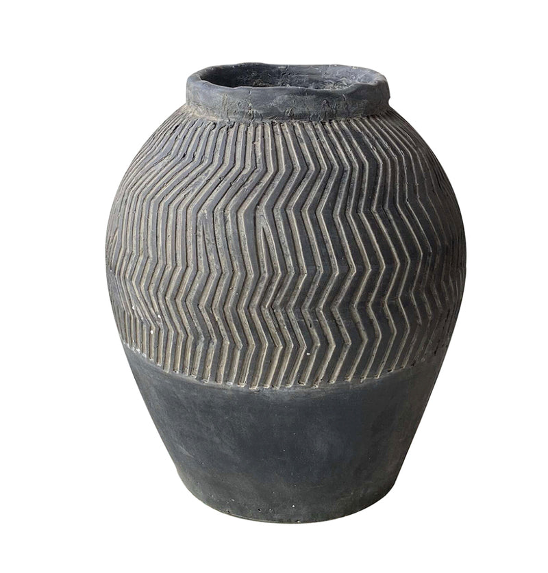 Chevron Pot