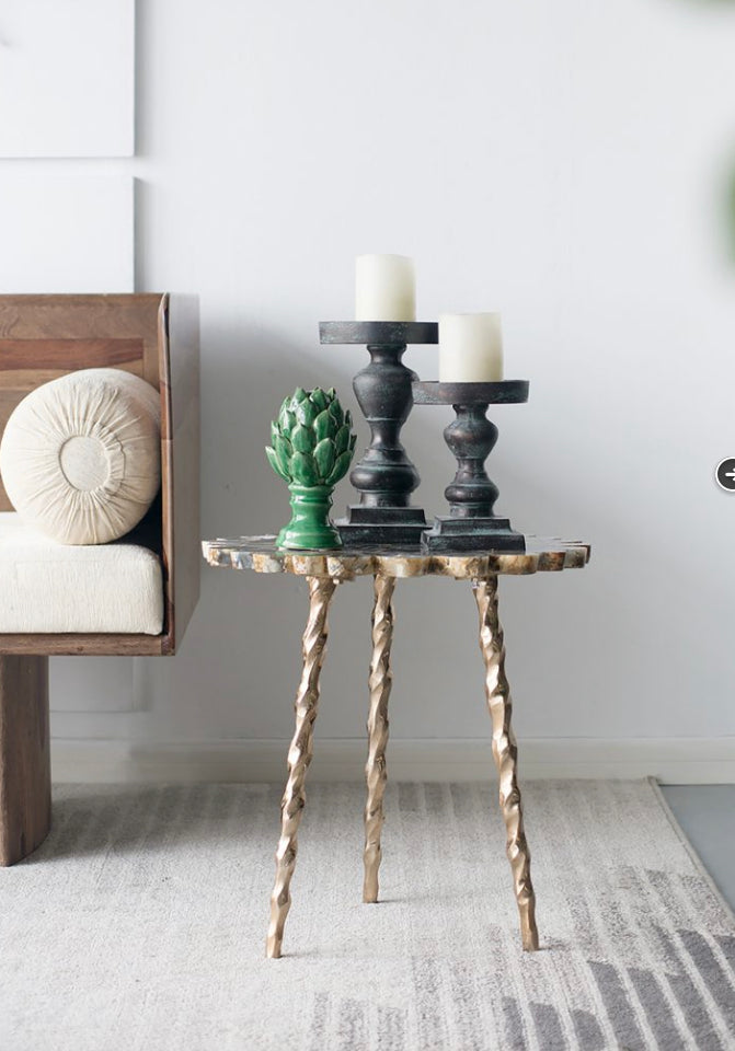 Patina Aluminium Vase