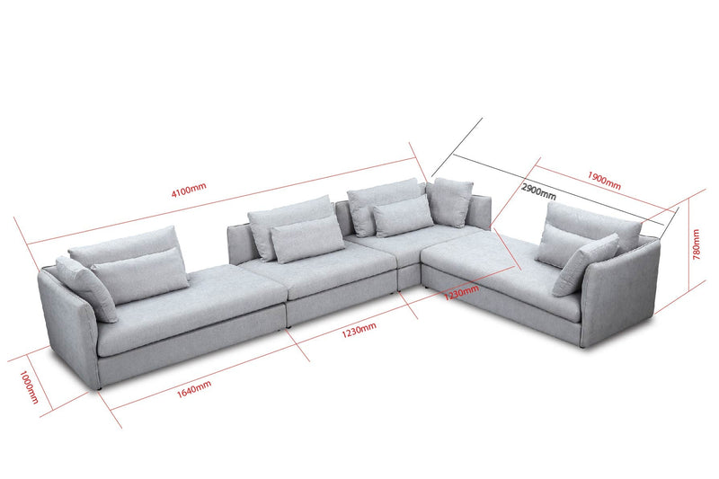 Reversible Sectional Sofa 4 Pieces/ Sectional sofa 3 Pics +Day Bed