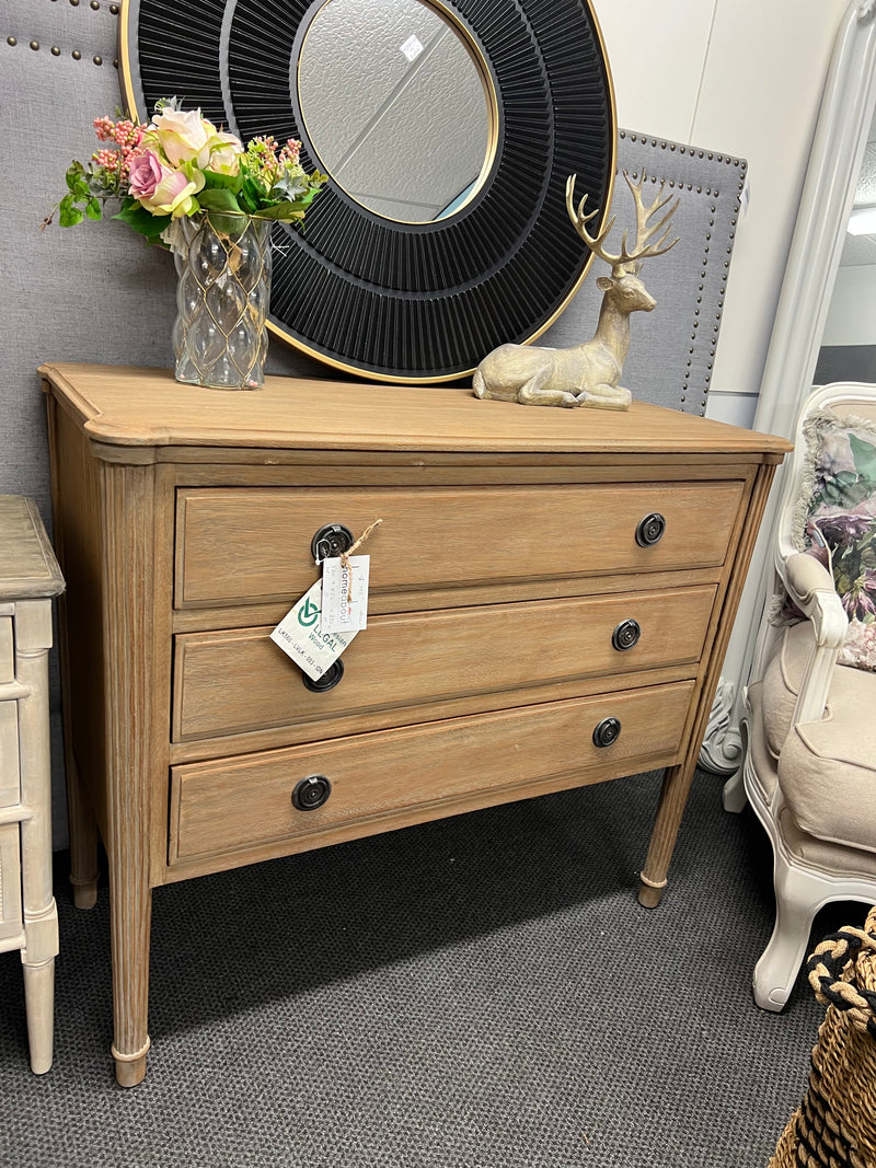 Laurette French Country 3 Drawers CHEST OF DRAWERS DCCO122