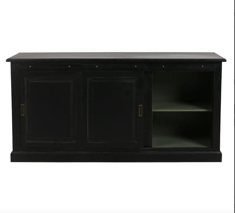 3 door Sideboard Black Rhode Island Collection