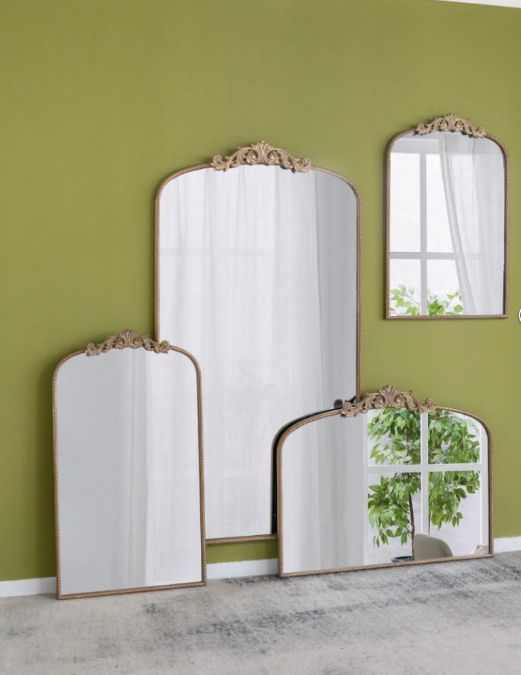 Baroque Gold Metal Wall mirror 91x61cm