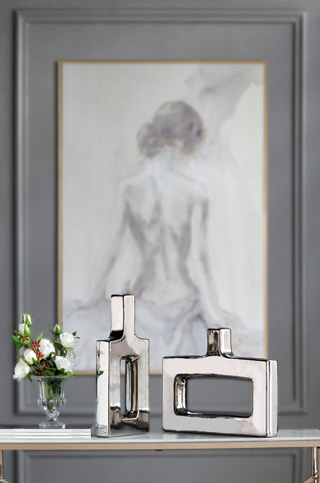 Ceramic Keyhole Vase II