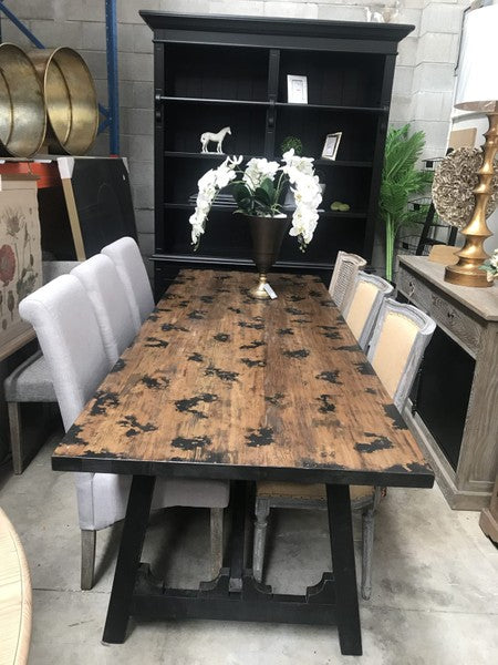 Rustic Lodge Reclaimed Dining table in 2.4m