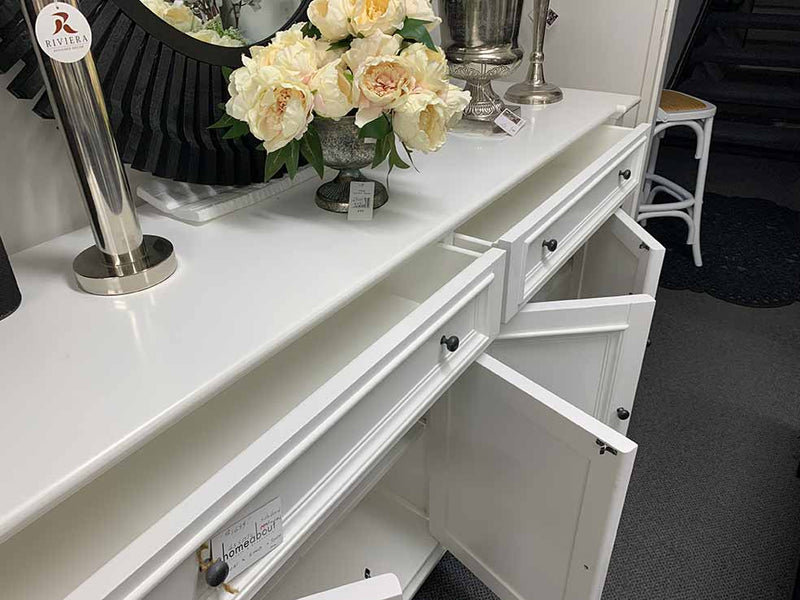 French Country Buffet / Sideboard White