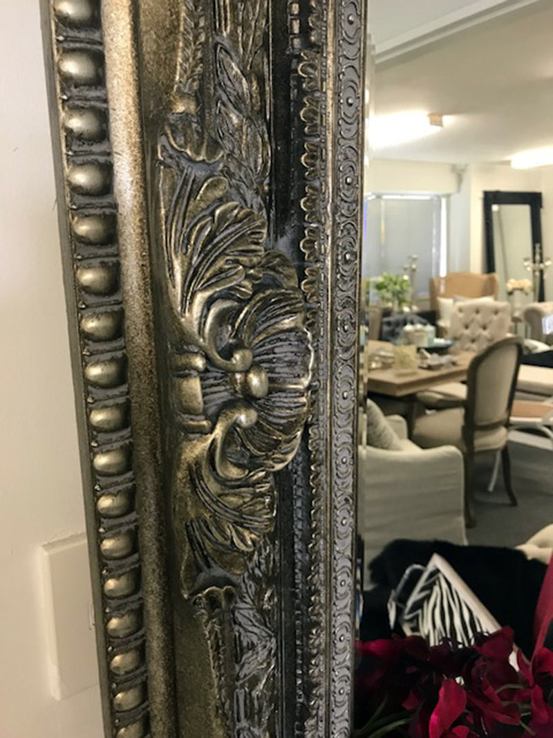 Antiqued Ornate Supreme Rustic Gold Mirror